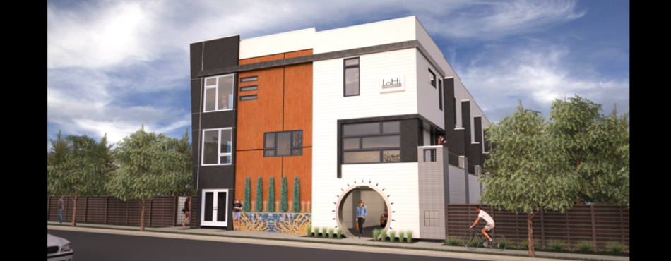 Street View Render of a New Multi-Family Dwelling